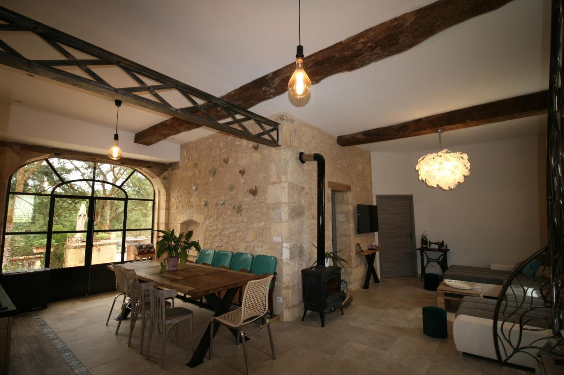 Villa Manoir le Roc à Couze-et-Saint-Front Extérieur photo