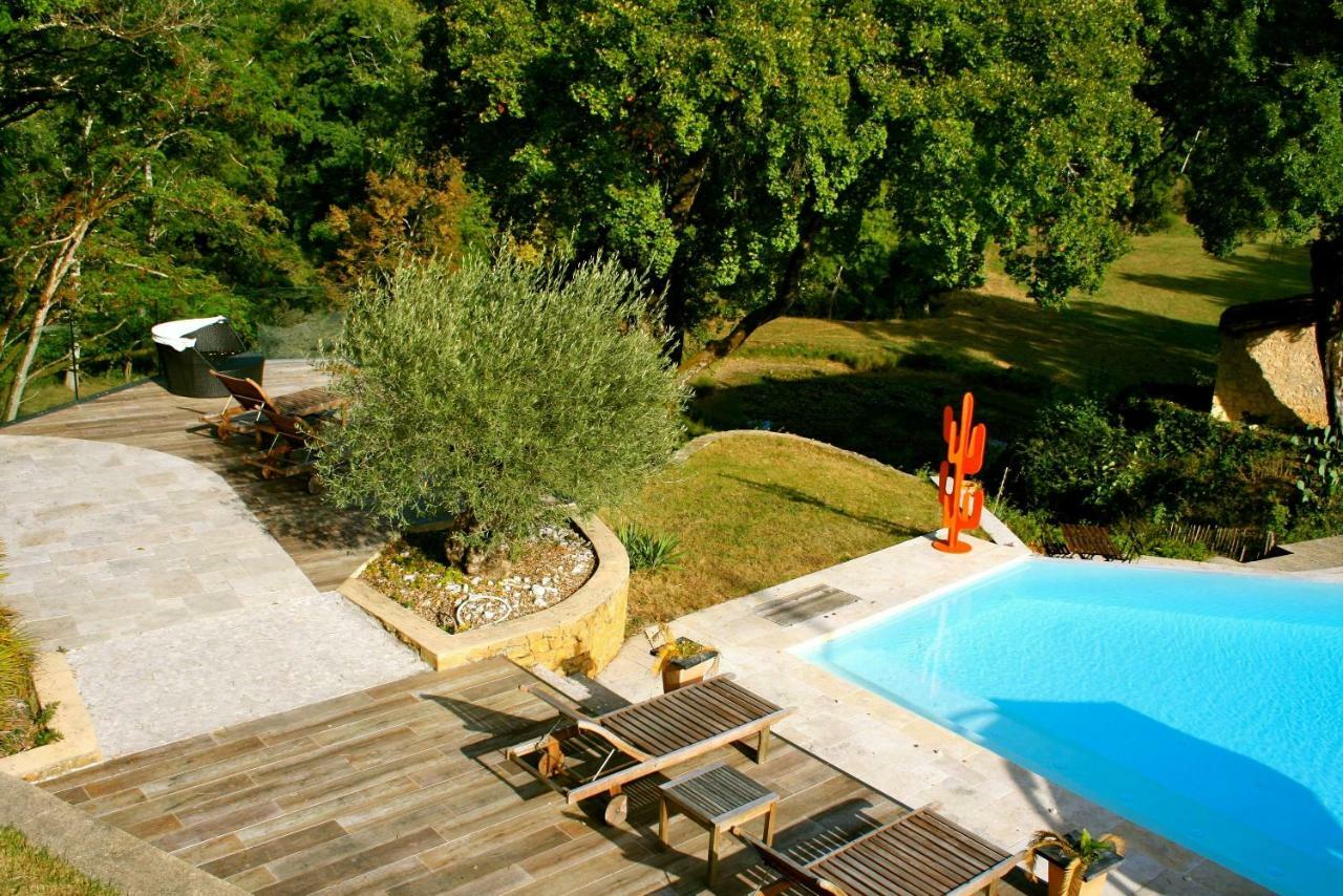 Villa Manoir le Roc à Couze-et-Saint-Front Extérieur photo